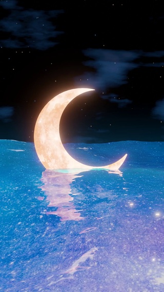 星辰大海，月亮小船