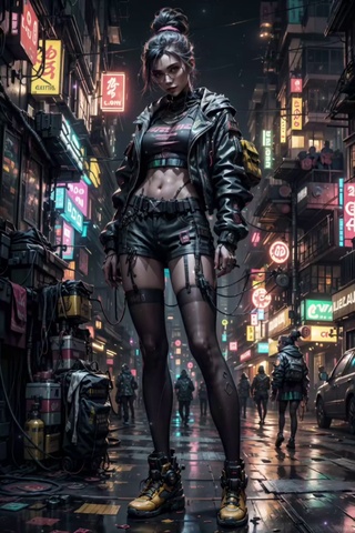 高清动态赛博女孩超酷