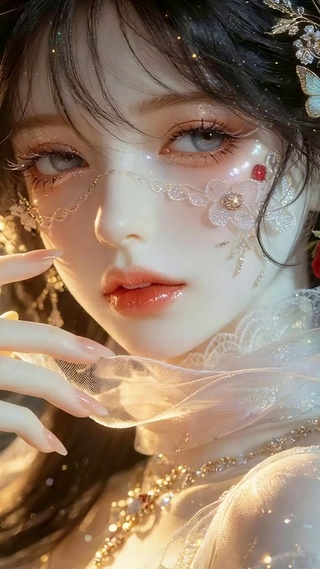 唯美深邃眼眸少女