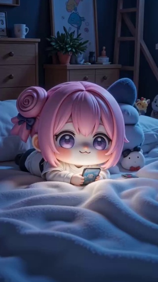 玩手机的doro