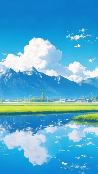 山映水蓝