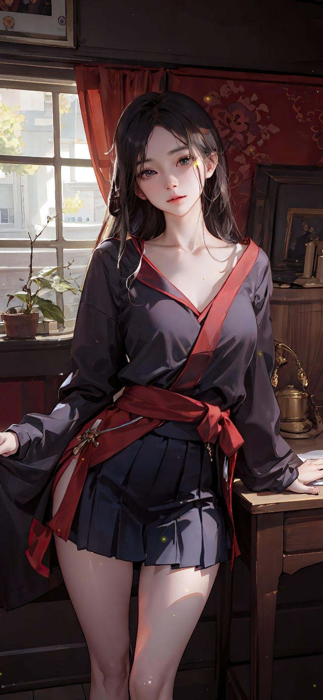 4k清纯古风女孩