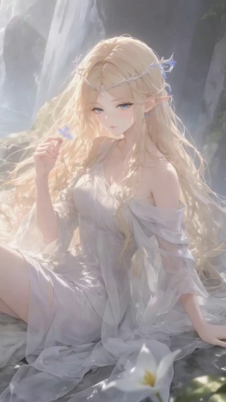 瀑布精灵少女卡提西娅