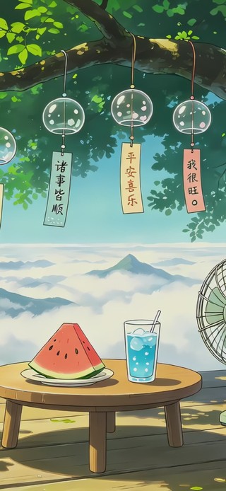 树下观云海