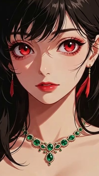 红色眼眸