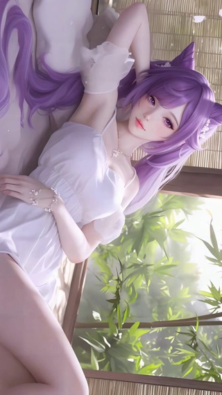 治愈窗边慵懒少女刻晴