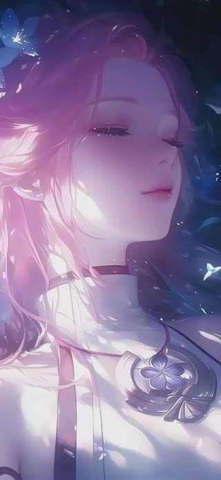 水之境-梦中粉发少女