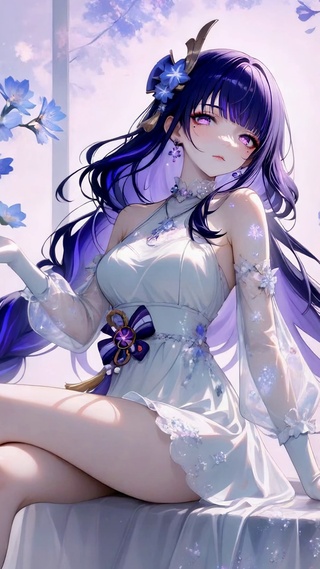 窗边少女雷电将军