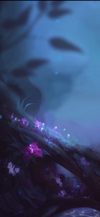 只有虫鸣和小溪的安静夜晚