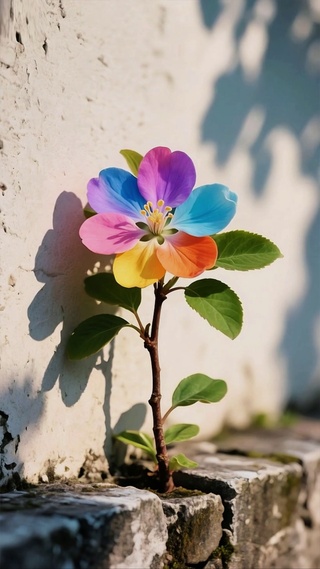 七彩花