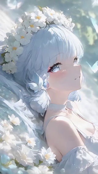 神里绫华丨纯白花海丨