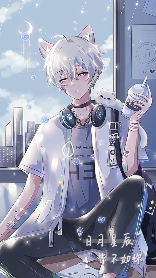 二次元动漫可乐帅哥