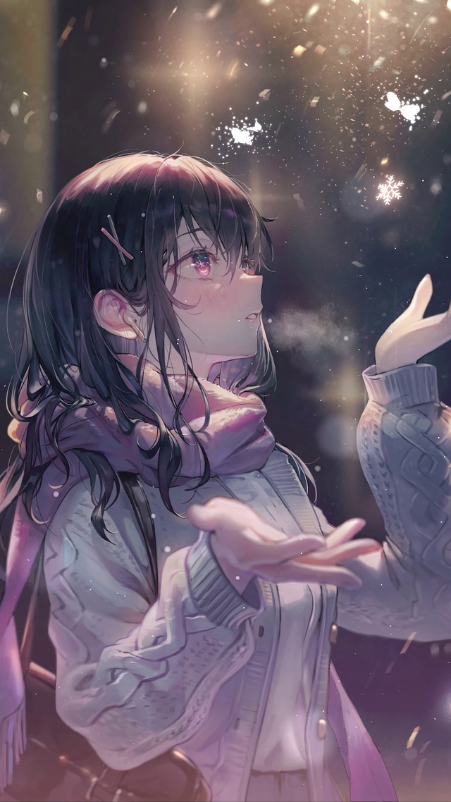 唯美清纯微光少女