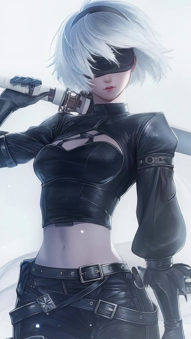 炫酷二次元短发美女