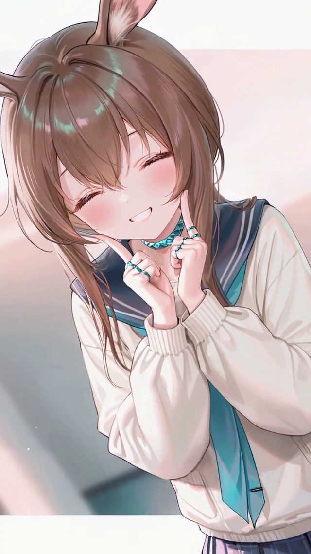甜笑兔耳JK美少女阿米娅