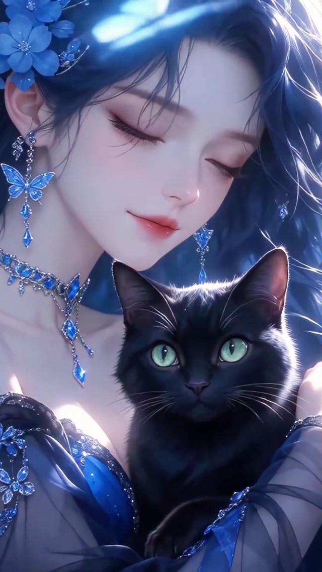 黑猫入怀