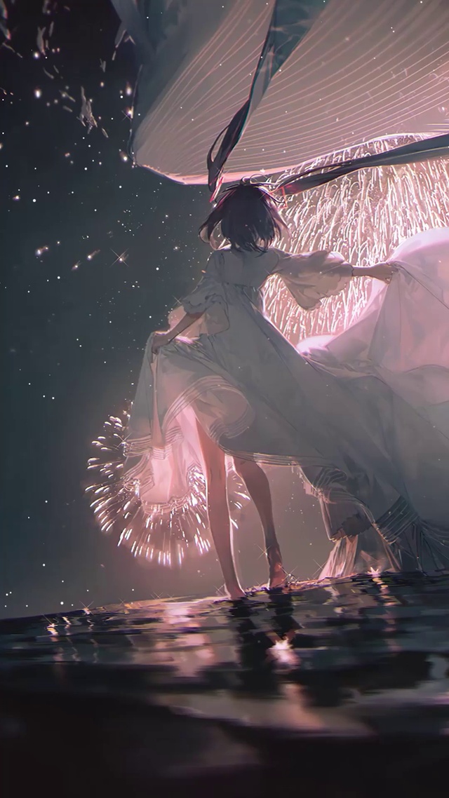 4K海上烟火