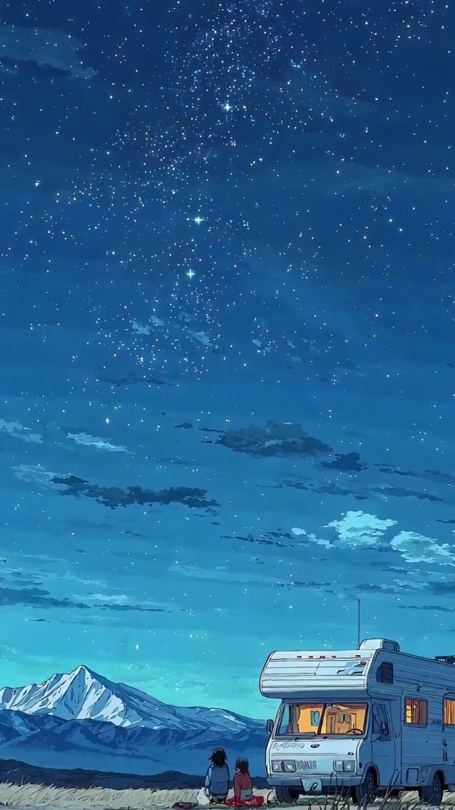 夜晚的星空