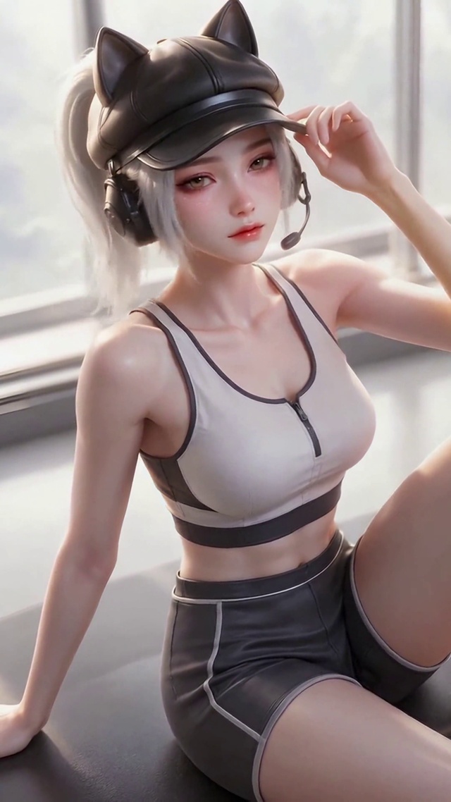 健身房美女露娜