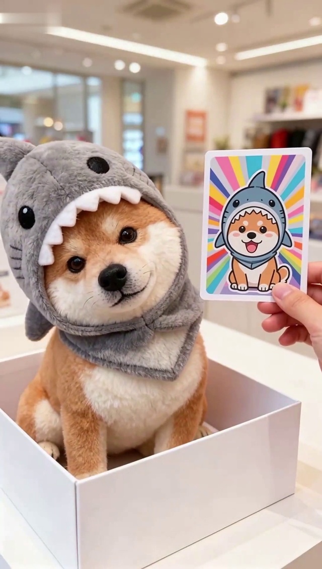 鲨鱼特效柴犬