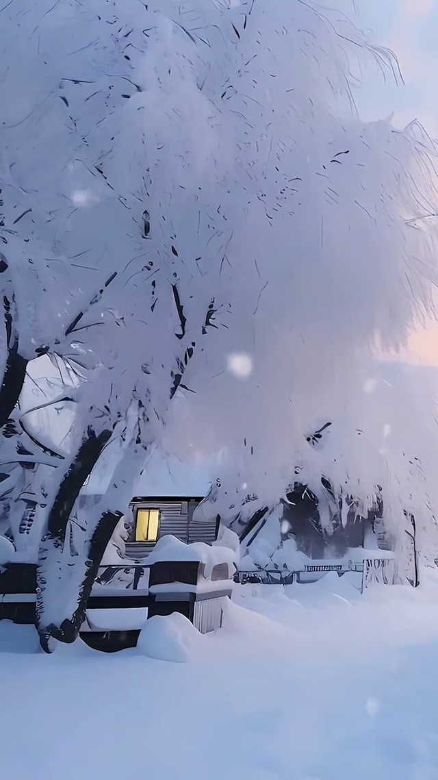 雪景树木