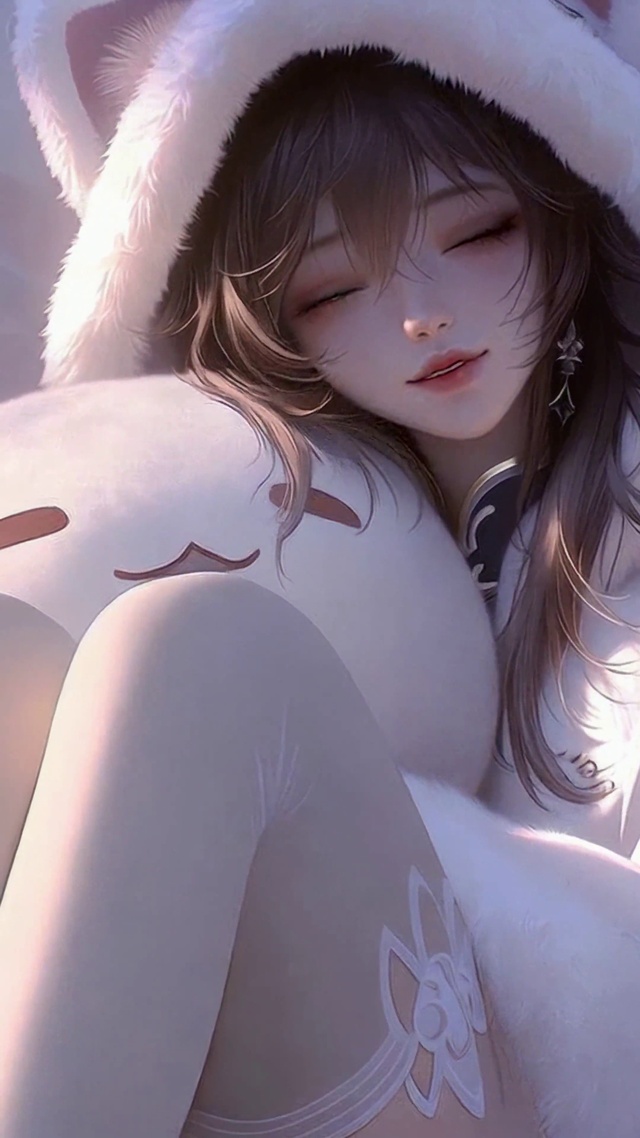 软萌猫耳二次元美少女
