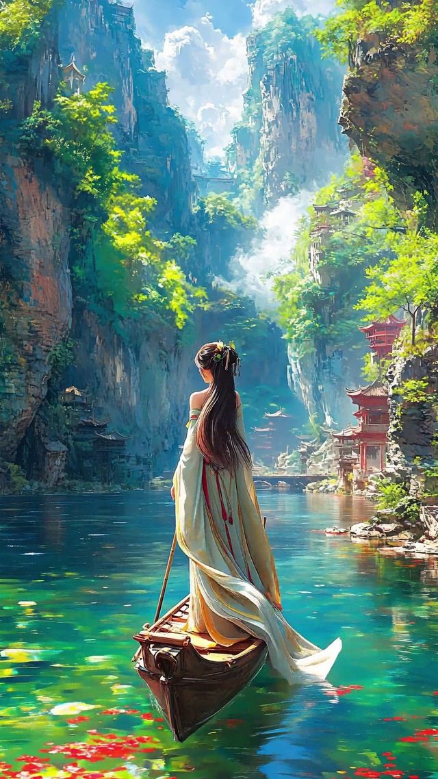 山间流水