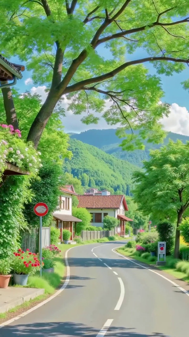 开满鲜花的乡村小店