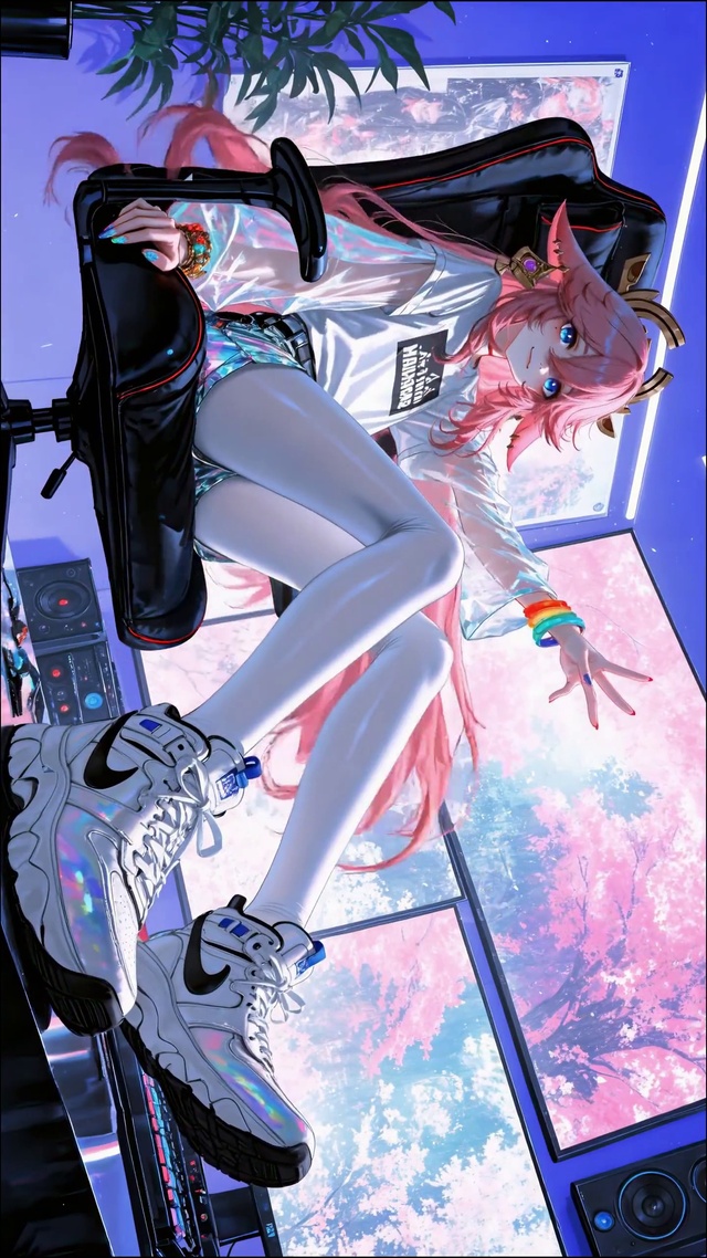 潮酷电竞少女八重神子