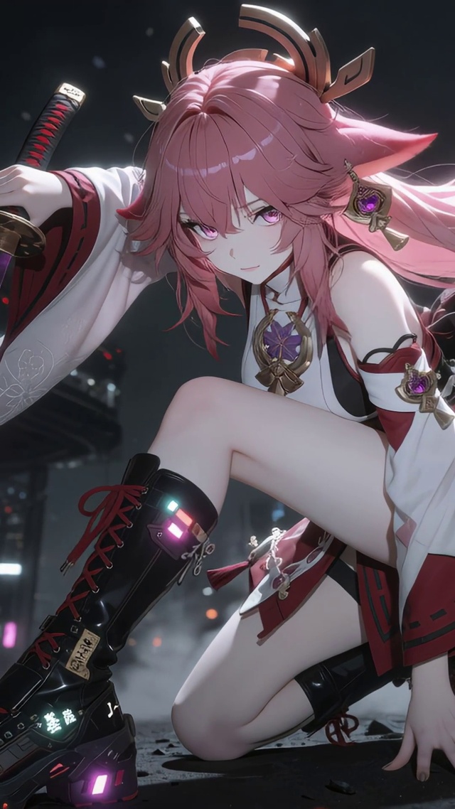 持剑少女