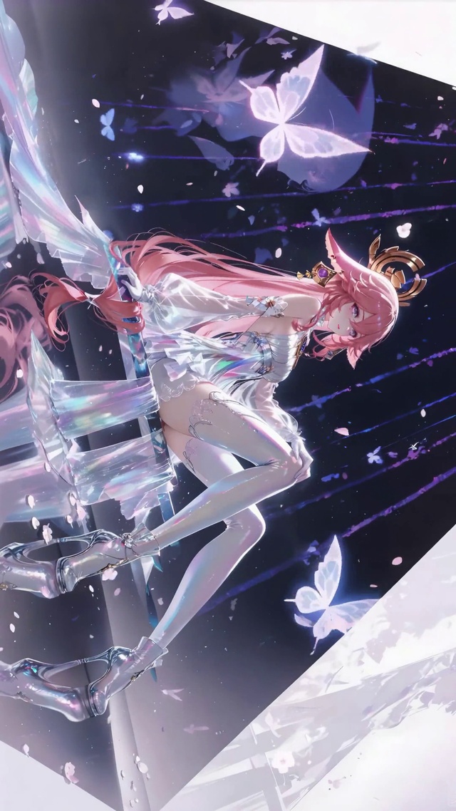 4k炫彩白丝神子