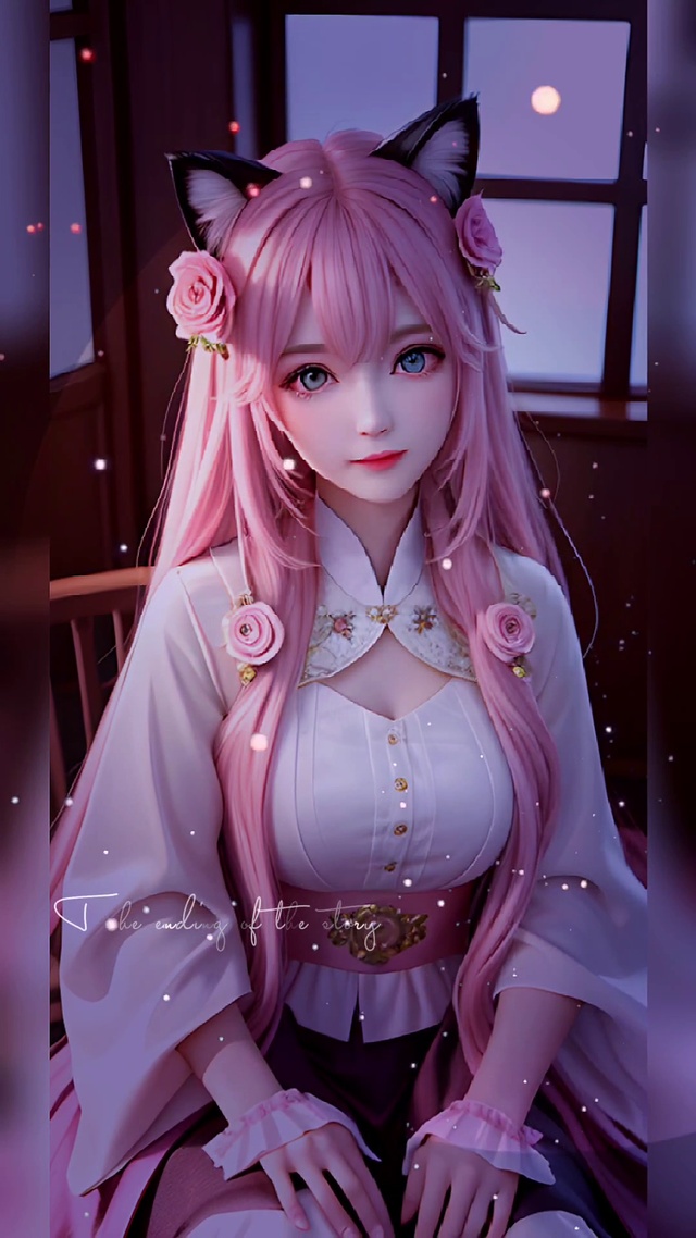 可爱清纯猫耳美少女