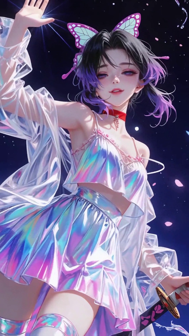 炫彩星空蝴蝶美少女蝴蝶忍