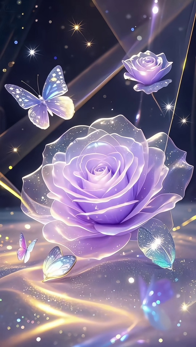 紫色玫瑰花