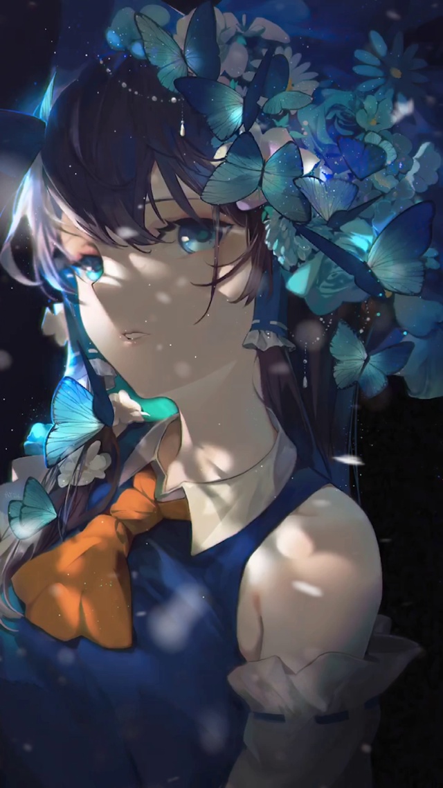 唯美4k蝴蝶少女