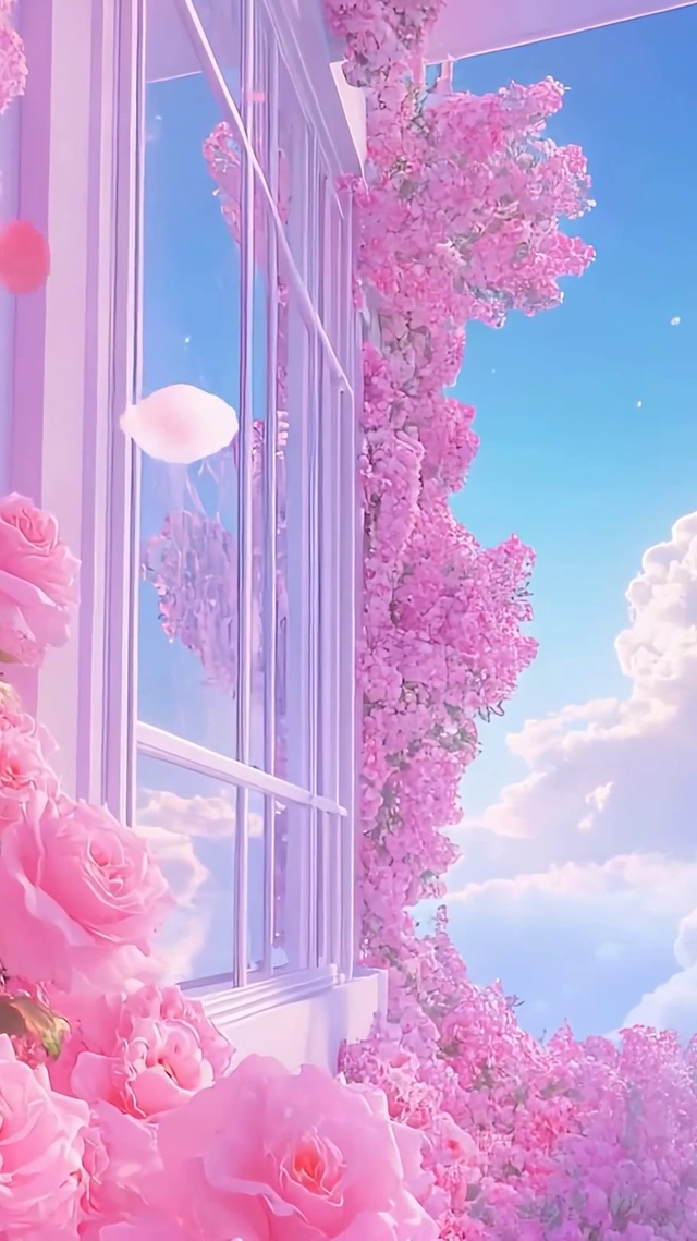 护眼花朵树木