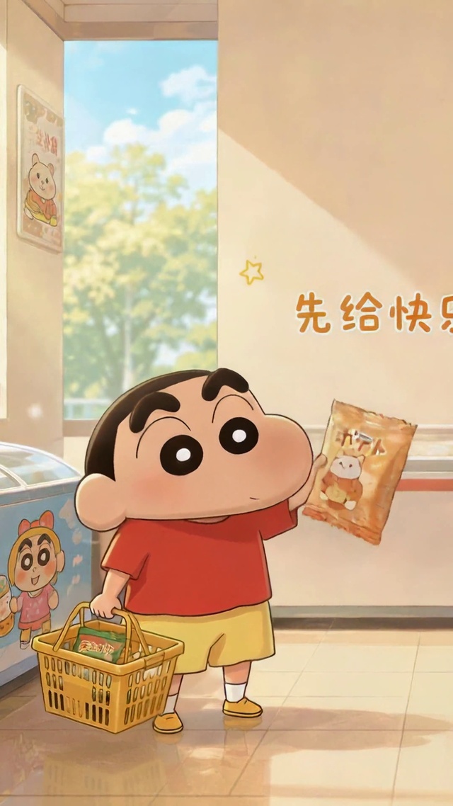 蜡笔小新便利店补给快乐