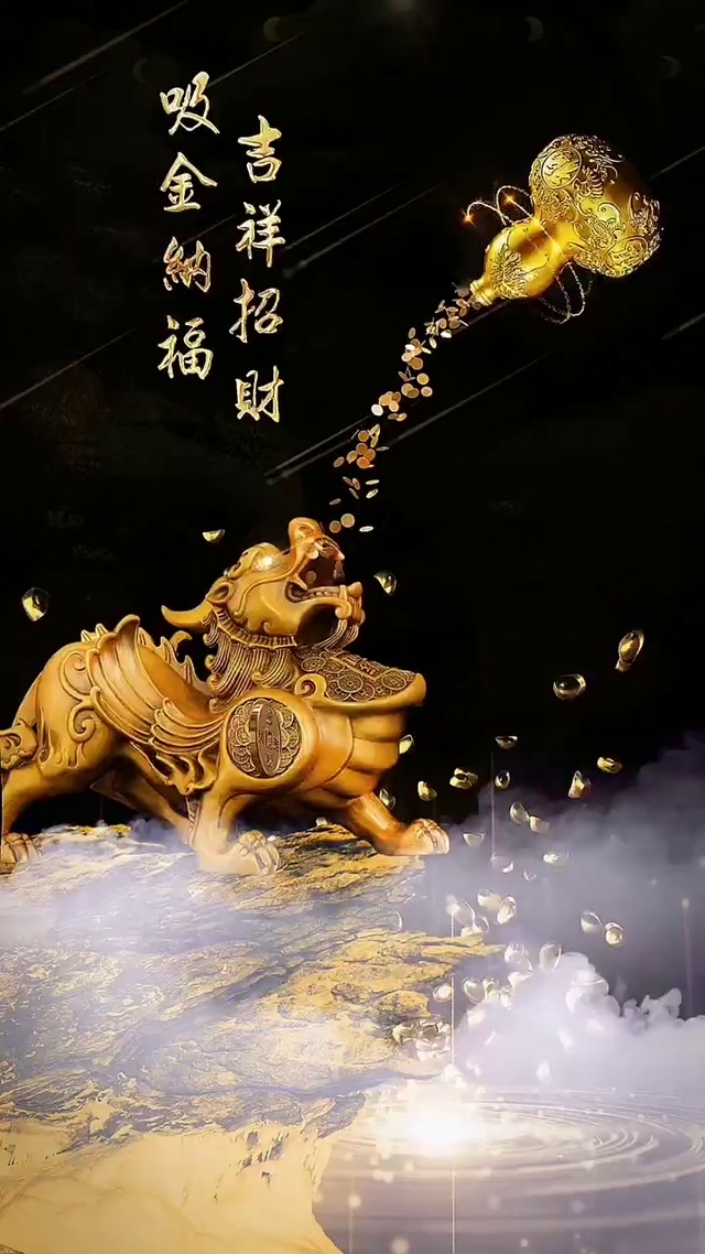 吸金纳福  吉祥招财