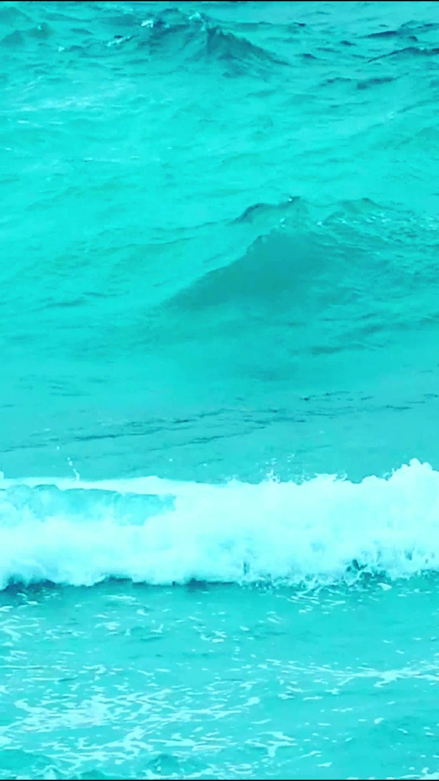 唯美海面海浪 4K