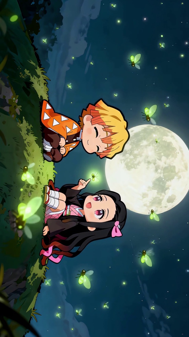 善逸祢豆子-萤火满月