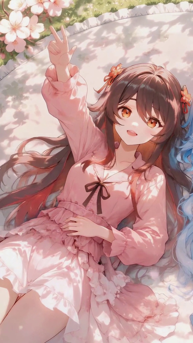 樱花下野餐时光