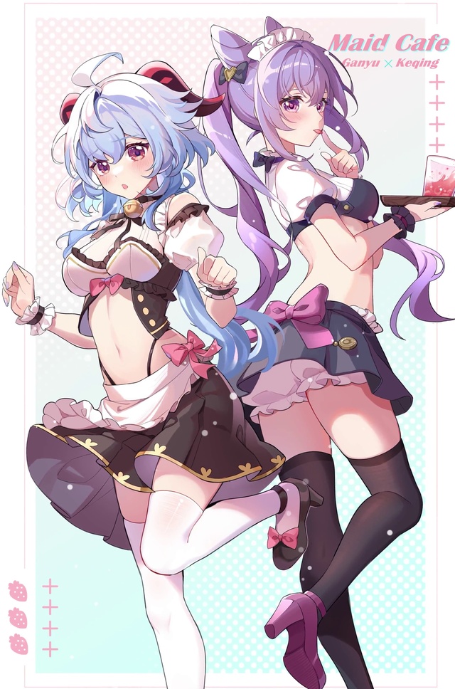 提瓦特女仆风尚-甘雨&刻晴