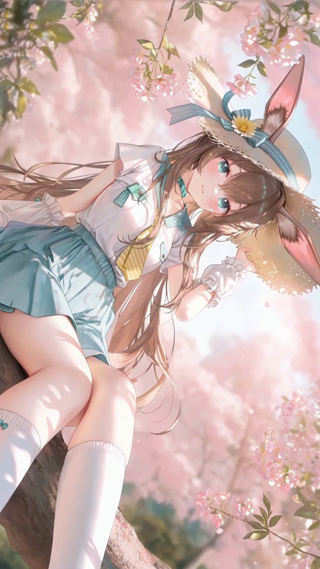 樱花树下的阿米娅