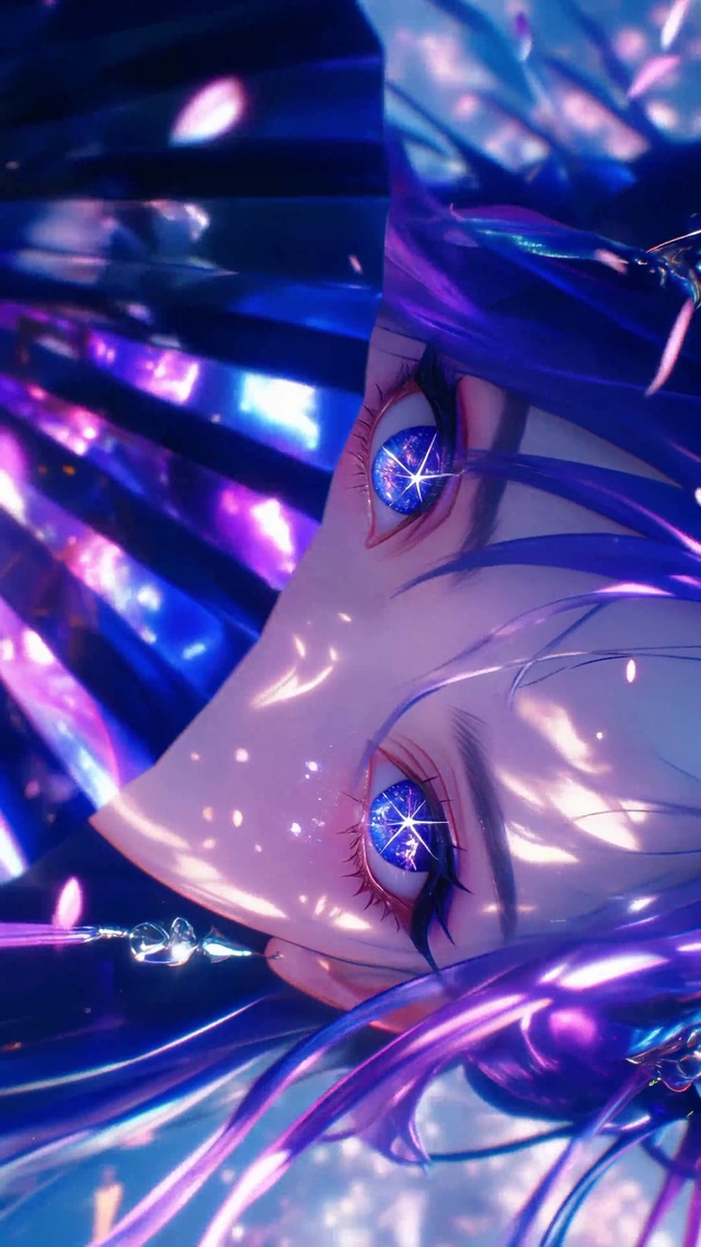 星瞳紫扇 深蓝织梦