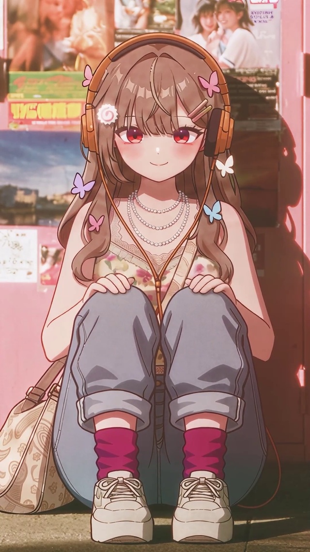 听歌的少女