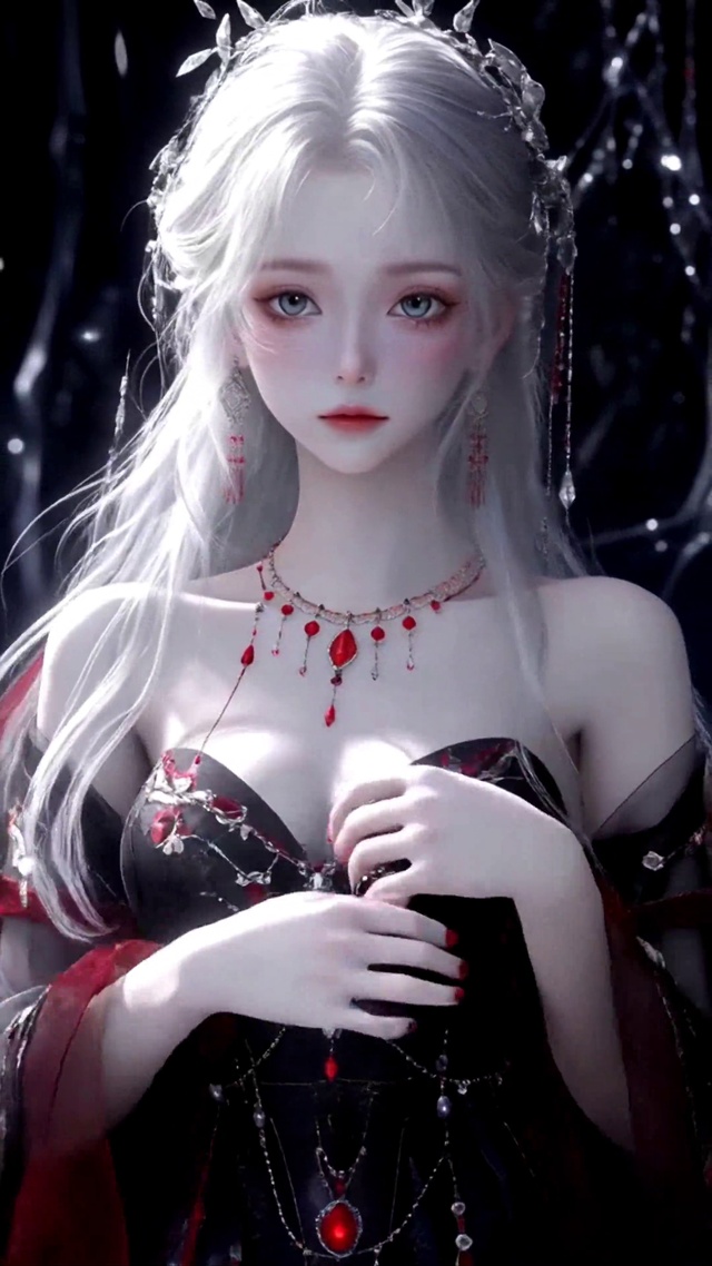美女梳妆