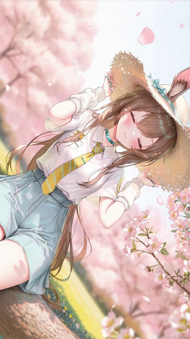 樱花树下的阿米娅