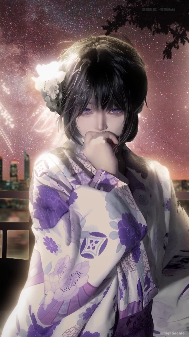 蓝原芽衣 烟火与你的回忆 夜莺