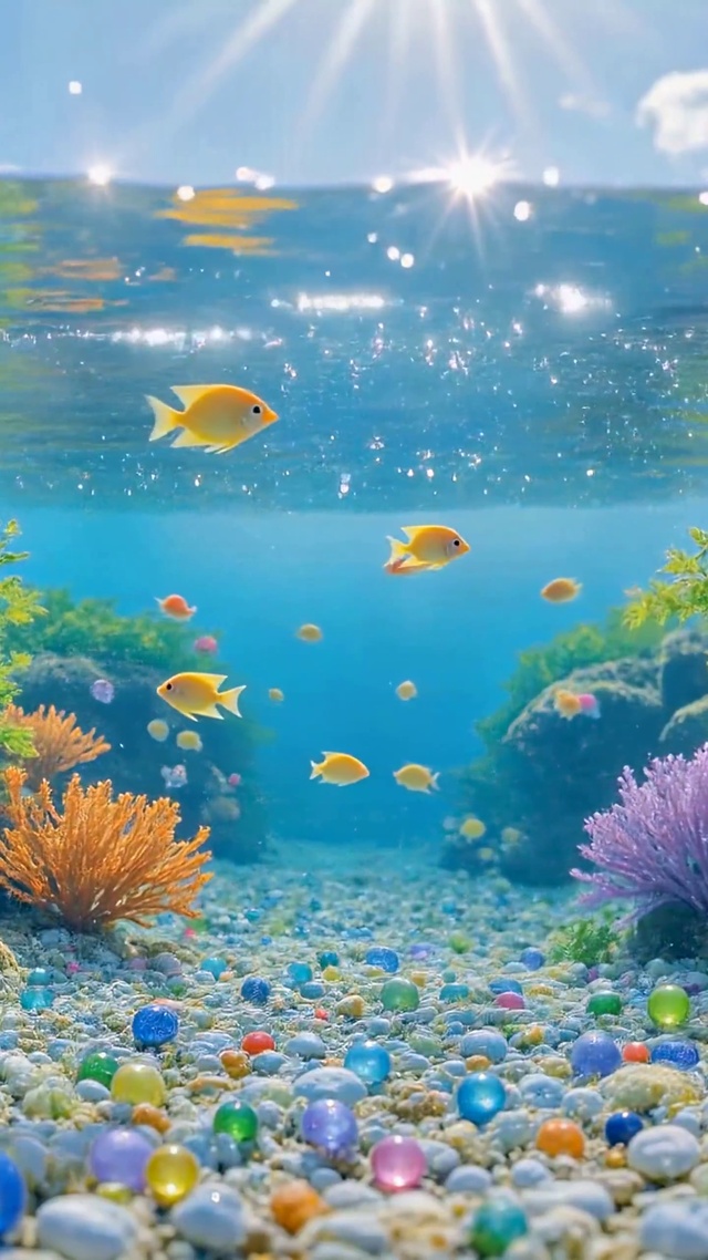 清新治愈梦幻海底世界