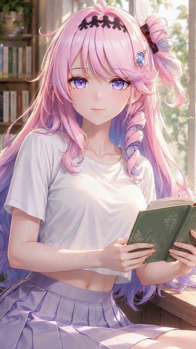 窗边静读美少女达妮娅